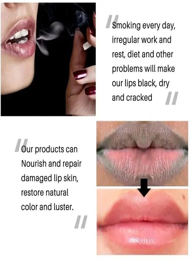 MSECVOI 2PCS Lip Lightening for Dark Lips Lip for Smokers Dark Lip Treatment Lightening Cream for Pink Lips Lip Lightener for Smoker Lips Lip Lightening balm for Men and Women (Pink) - Image 5